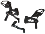 Vortex Racing Rearsets Replacement Rear- Black - Vortex Racing