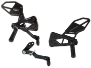 Vortex Racing Rearsets Replacement Rear- Black - Vortex Racing