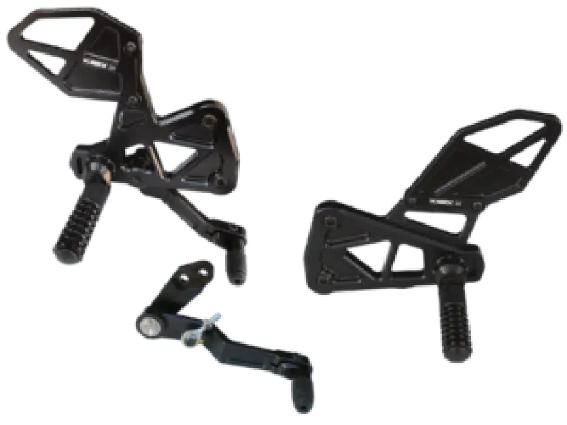 Vortex Racing Rearsets Replacement Rear- Black - Vortex Racing
