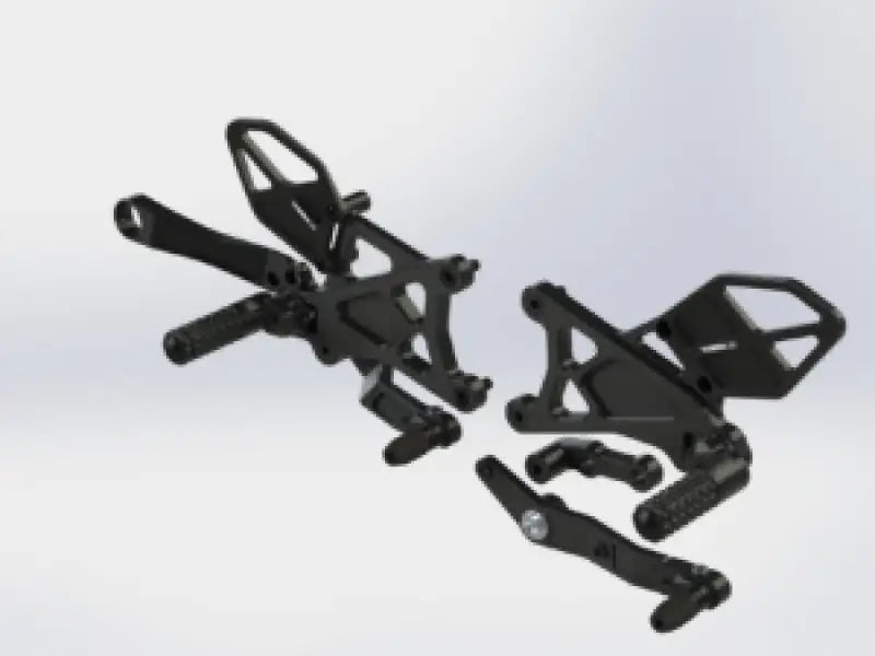 Vortex Racing Rearsets Replacement Rear Set- Black - Vortex Racing
