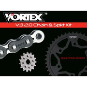 Vortex Racing V3 2.0 Chain and Sprocket Kit 3521-16,436S-48,530SX3-112- Black - Vortex Racing