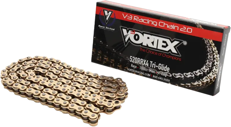 Chain Rx4 X Ring 520 120l Gold - VORTEX