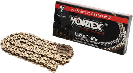 Chain Rx4 X Ring 520 120l Gold - VORTEX