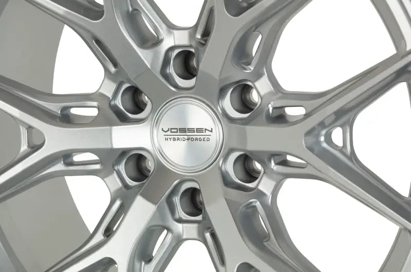 Satin silver Vossen HF6-4 20x9.5 hybrid forged wheel