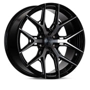 Vossen HF6-4 22x9.5 / 6x139.7 / ET20 / Deep Face / 106.1 - Tinted Gloss Black - Truck & Automotive
