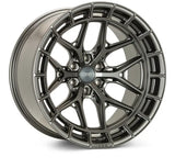 Gunmetal wheel with matte gunmetal finish on Vossen HFX-1 20x9.5 alloy wheel