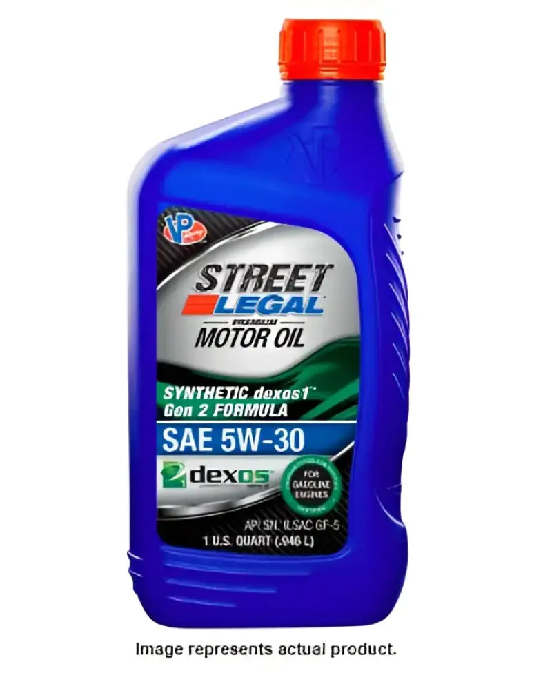 VP3953543 VP Fuel Street Legal Synthetic Dexos1 Formula Motor Oil - SAE 5W-30 Quart Bottle