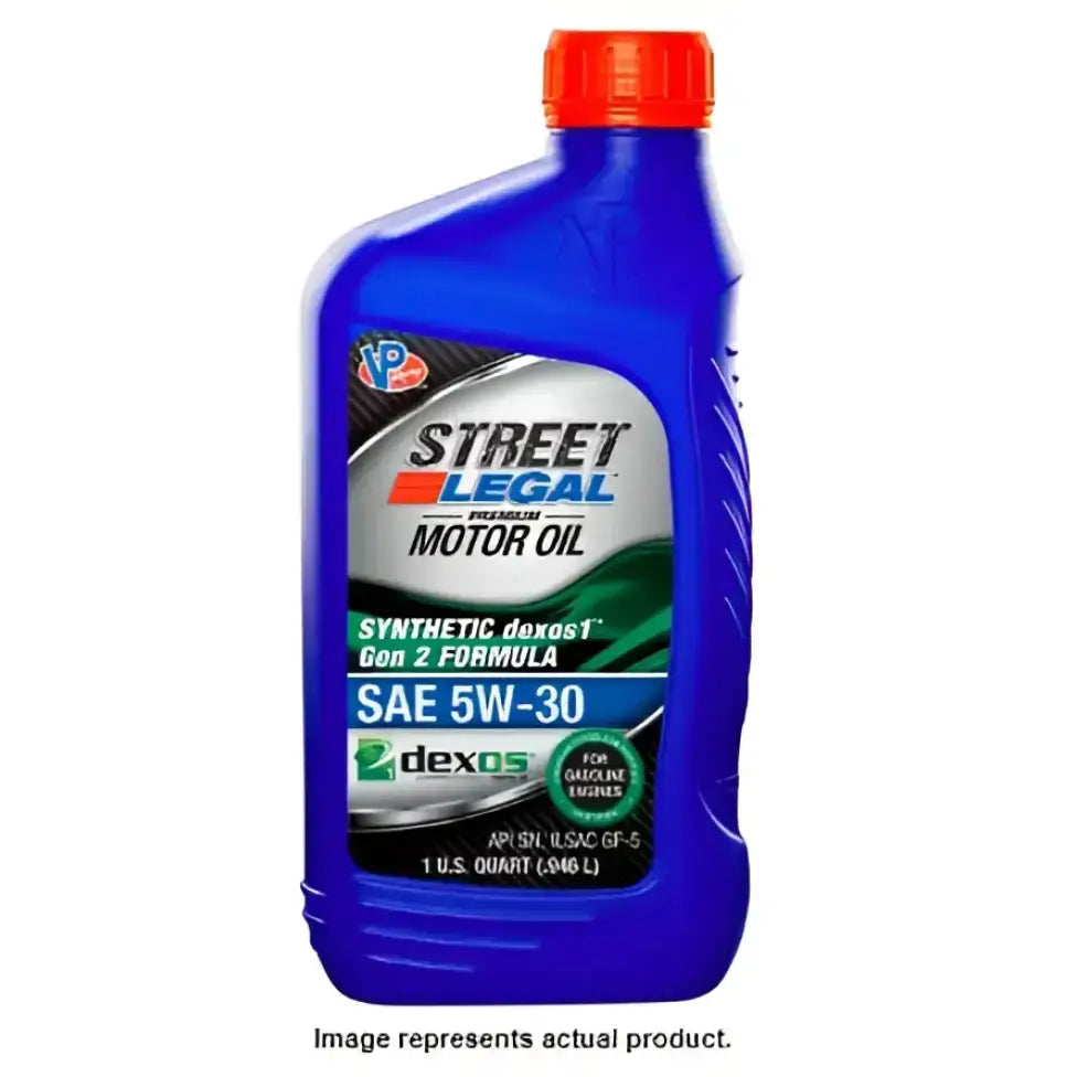 VP3953543 VP Fuel Street Legal Synthetic Dexos1 Formula Motor Oil - SAE 5W-30 Quart Bottle