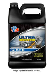 Black jug of Ultra Power engine oil VP5915404 VP Fuel SAE 15W-40 for heavy-duty engines
