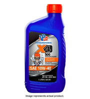 VP Fuel X4-500 10W40 Semi-Synthetic oil container with red cap, designed for off-road performance and engine protection.
