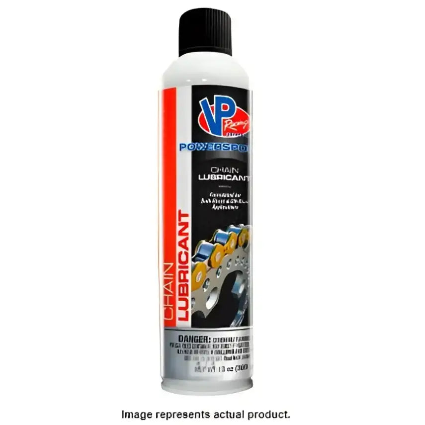 VP Racing Powersports chain lubricant aerosol VP7910020 VP Fuel for easy lube application