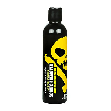 Black VR7706L Pilot/Bully scratch remover with yellow skull graphic for easy scratch fixing