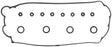 VS 50498 R Valve Cover Gasket