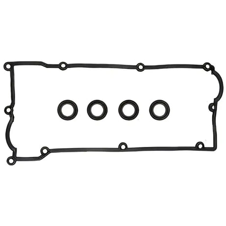 Black rubber valve cover gasket from VS 50593 R Felpro valve cover gasket set