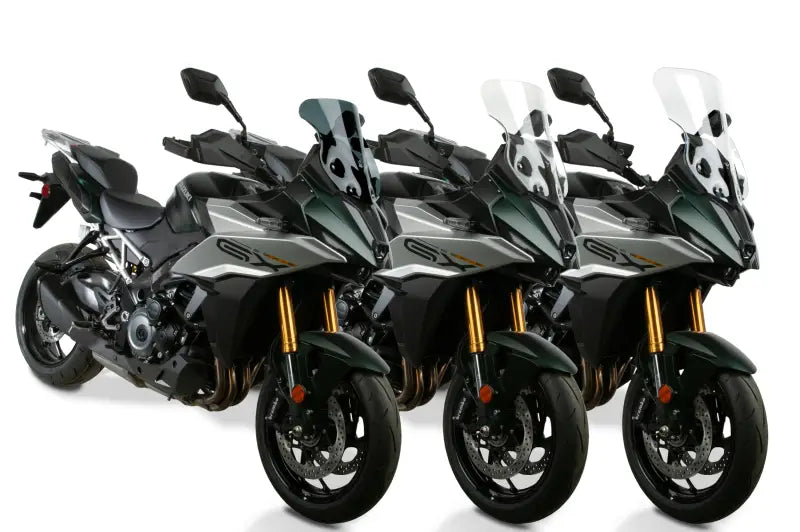 Vstream Windscreen Tall Clear Suz - NATIONAL CYCLE