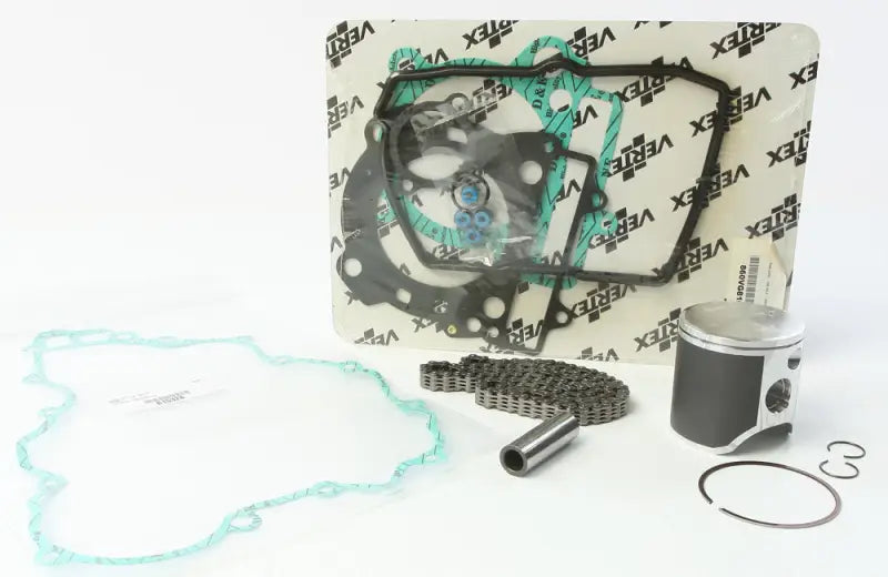 Motorcycle engine rebuild kit with gaskets piston and timing chain for VTKTC23235A end kit