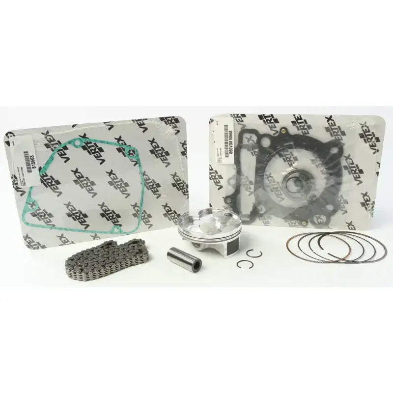 Motorcycle engine rebuild kit with gaskets piston chain rings for high compression Suz