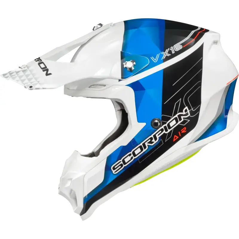 16-1035 SCORPION EXO Vx 16 Off Road Helmet Prism Blue Lg