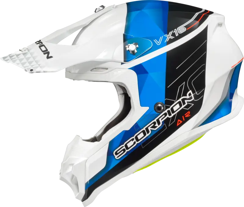 16-1035 SCORPION EXO Vx 16 Off Road Helmet Prism Blue Lg