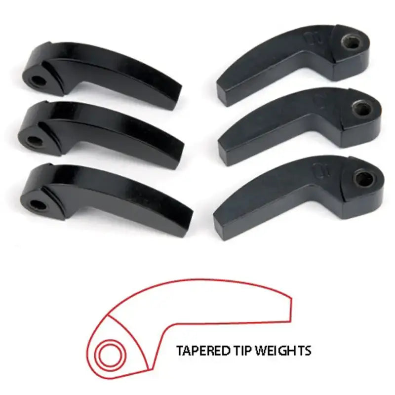 W-1 Hypershift Tapered Tip Machined Weights 3/Pk 82.5g 
