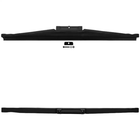 Black tailgate molding and hardware for W-24 Anco Winter Wiper Blade, winter wiper blade