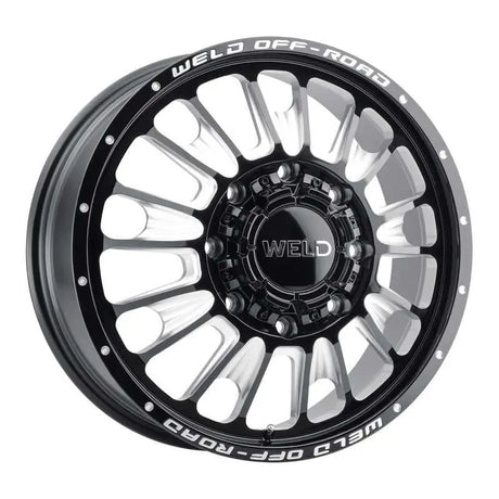 Weld W12108280890 Weld W121 20X8.25 Scorch Front 8X165.1 ET108 BS8.90 Gloss Black MIL 121.6