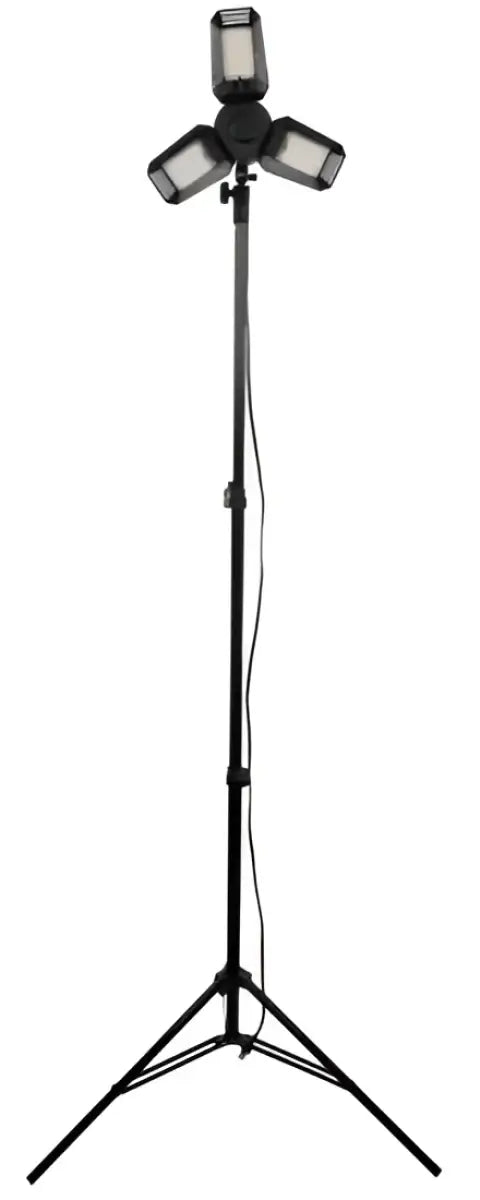 W2286 Perform Tool 120V 6500Lm Tripod Work Light providing powerful illumination with a sturdy tripod design for stable placement.