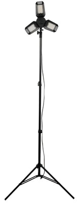 W2286 Perform Tool 120V 6500Lm Tripod Work Light providing powerful illumination with a sturdy tripod design for stable placement.