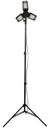 W2286 Perform Tool 120V 6500Lm Tripod Work Light providing powerful illumination with a sturdy tripod design for stable placement.