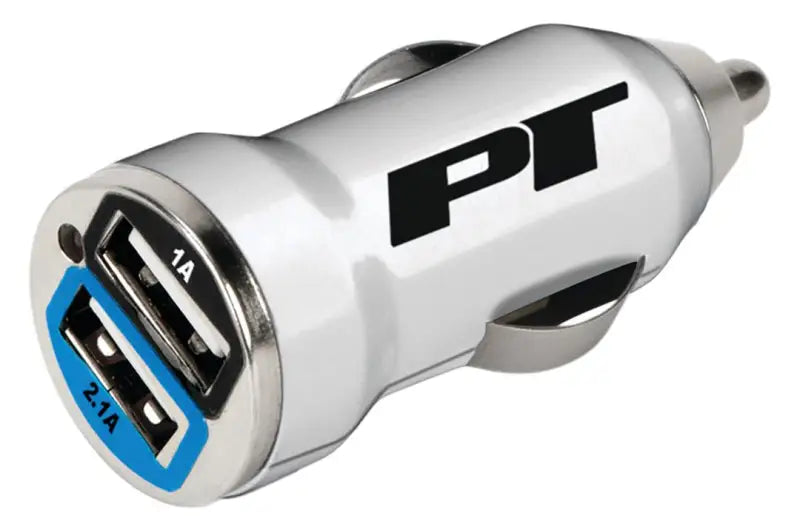 Silver W3324 Perform Tool Dual 12V Usb Adaptor car charger with dual 12v usb ports