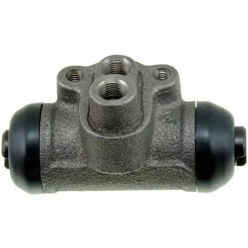 Gray metal wheel cylinder with black rubber boots for W610039 Dorman Wheel Cylinder replacement