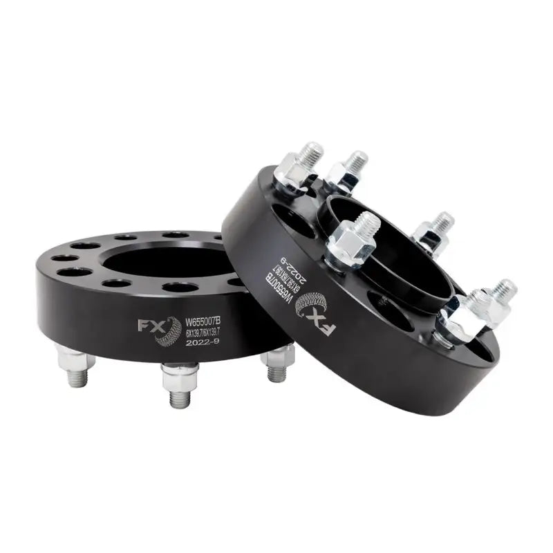 W655007B Trailfx Hub Centric Spacer in Black, designed for 6X5.5 bolt patterns with a 12X1.5 thread size, ideal for enhancing the performance and aesthetics of Ford vehicles,Truck & Automotive, Wheel and Tire Accessories, AVADA - Best Sellers, Must Haves