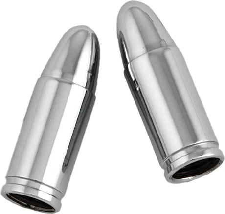 HARDDRIVE W99-6210 Valve Stem Caps Chrome Bullet Pr