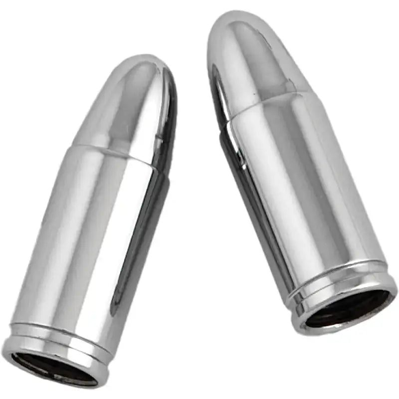 HARDDRIVE W99-6210 Valve Stem Caps Chrome Bullet Pr