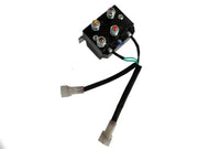 Black electrical relay with wires for WA026 TrailFX TFX ATV Winch Solenoid