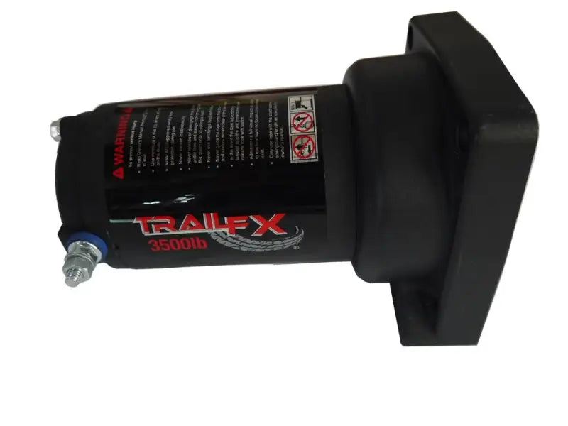 Black TrailFX 3500lb ATV Winch for WA038 TrailFX TFX atv winch motor setup