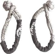 WA043 Trailfx Rope Shackle Pair - Blk - 7500 Lbs