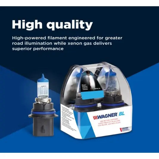 Wagner No Supplier Warranty Headlight Bulb BP9005LBLX2 - Premium Forward Lighting Halogen