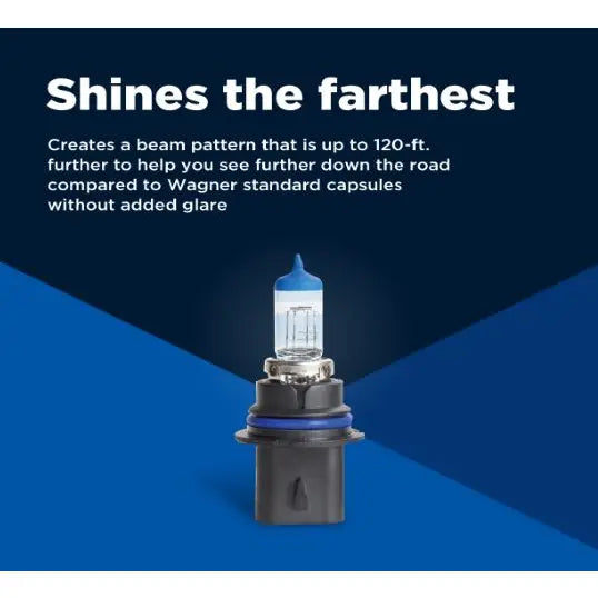 Wagner No Supplier Warranty Headlight Bulb BP9005LBLX2 - Premium Forward Lighting Halogen