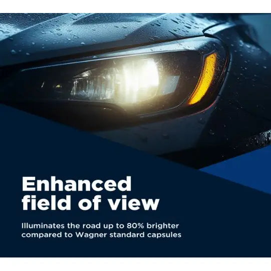 Wagner No Supplier Warranty Headlight Bulb BP9012BLX2 - Premium Forward Lighting Halogen