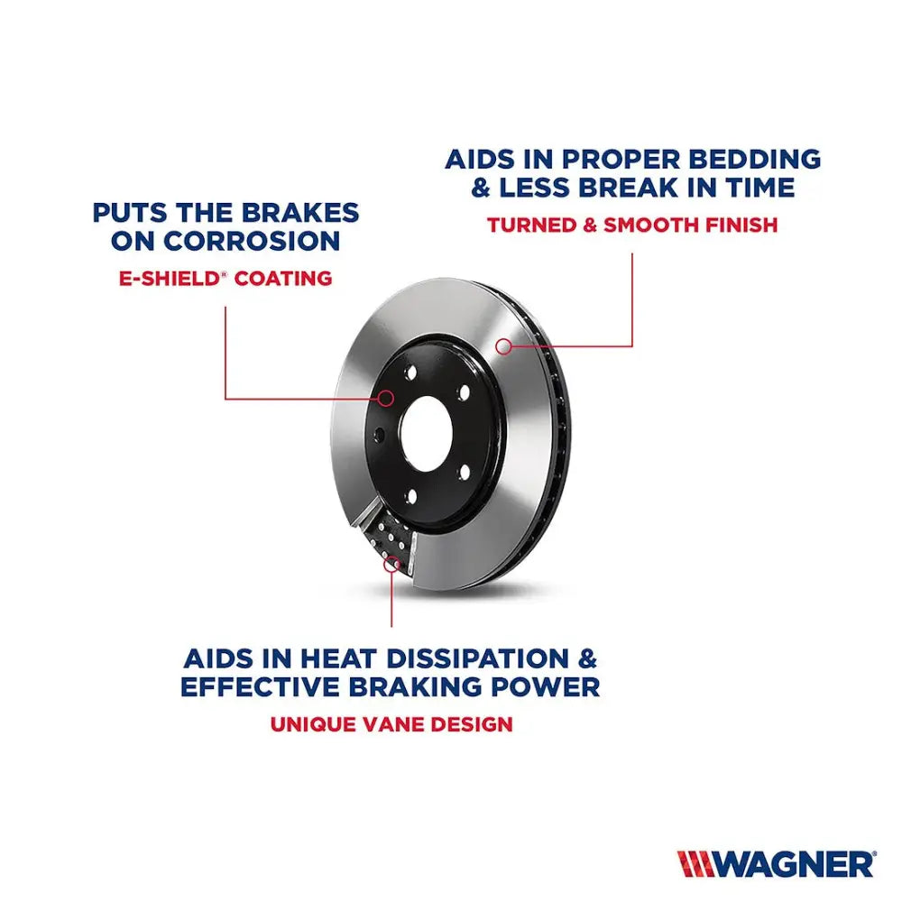 Wagner Brake BD180434E Brake Rotor