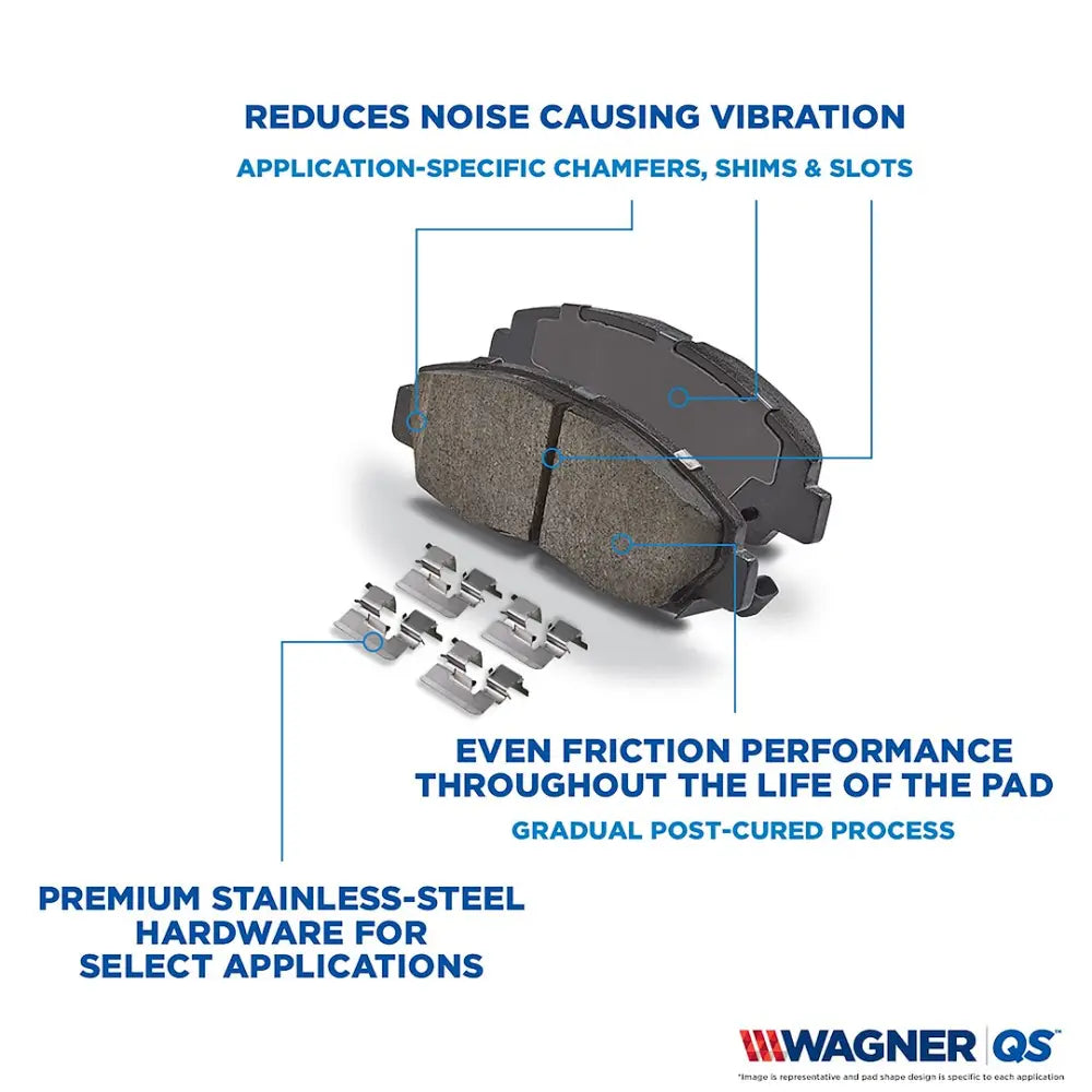 Wagner Brake ZD856 Brake Pad