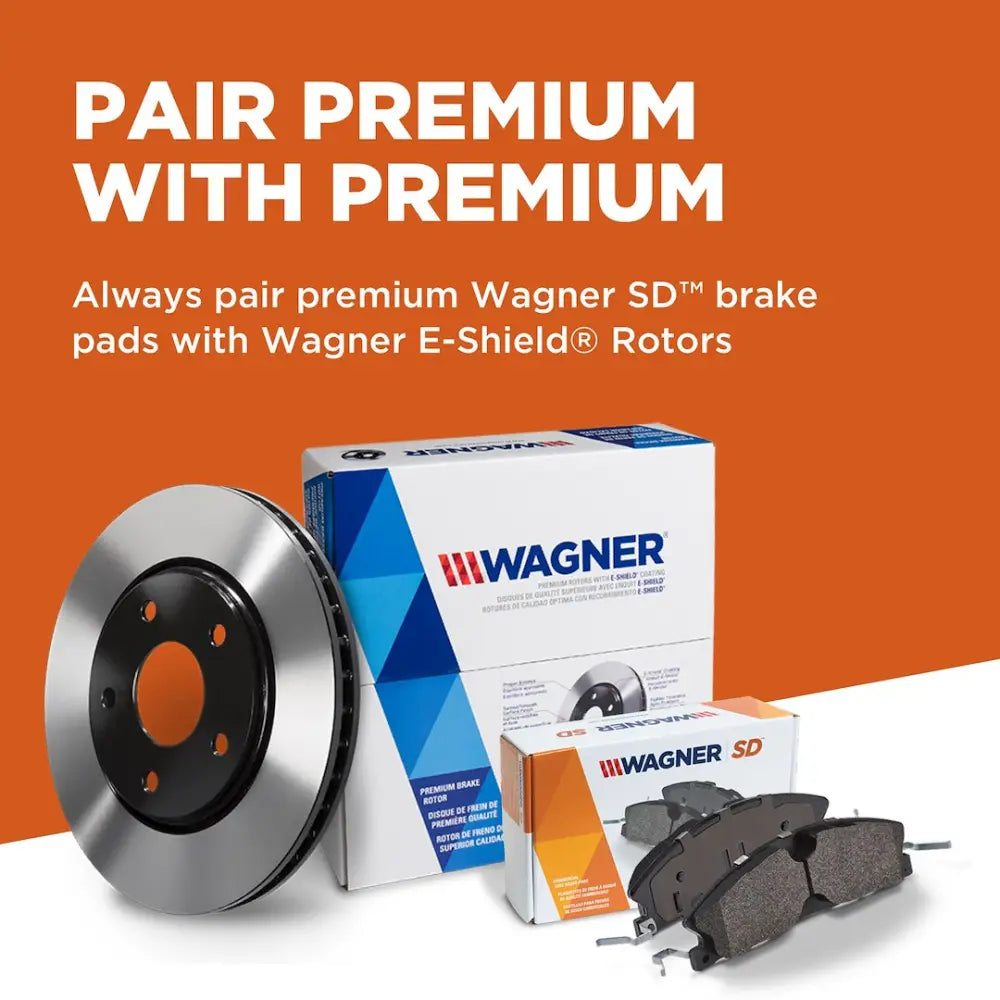 Wagner Brake Zero-Copper Friction Formulation Brake Pad SX2179 - Severe Duty Disc Set