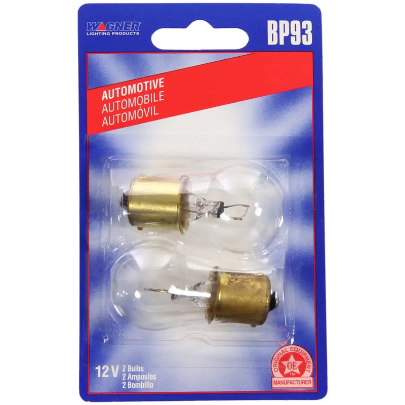 Wagner SAE Compliant Engine Compartment Light Bulb BP93 - Miniature