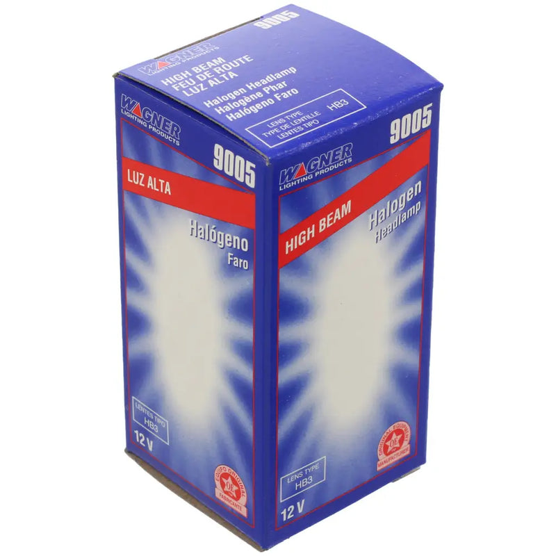 Wagner SAE Compliant Headlight Bulb 9005 - Halogen Capsule 90 Degree