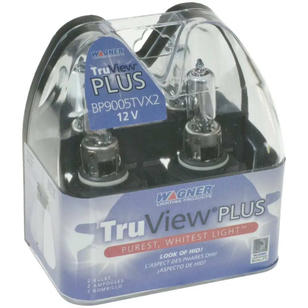 Wagner SAE Compliant Headlight Bulb BP9005TVX2 - Truviewxl Capsule Twin PA