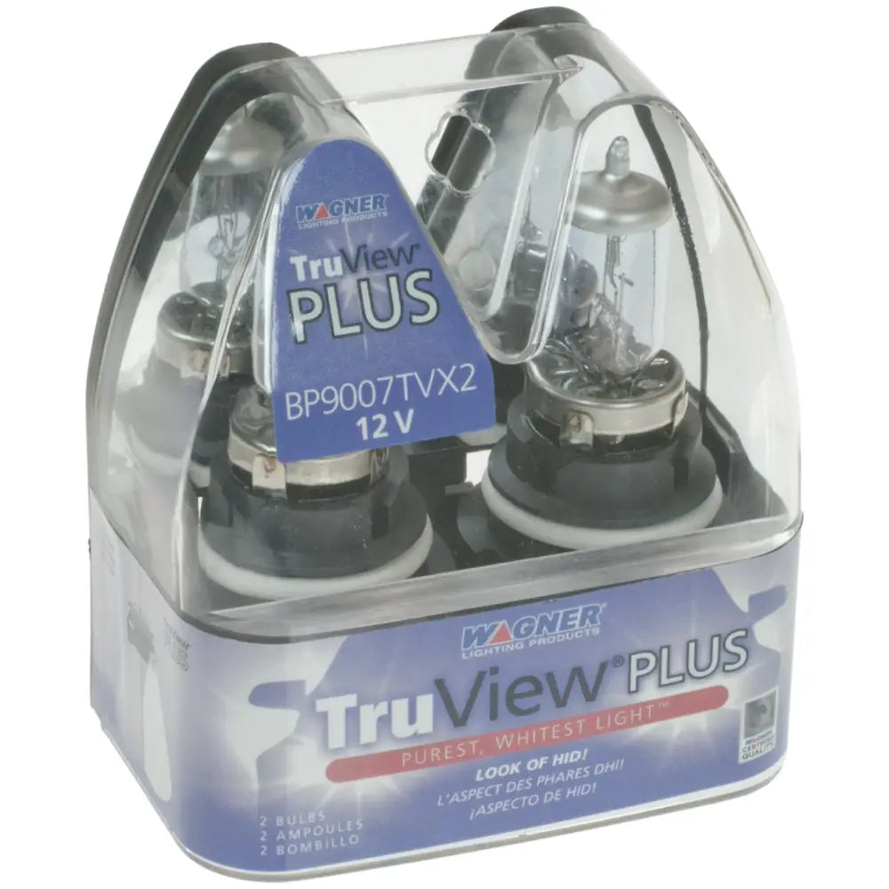 Wagner SAE Compliant Headlight Bulb BP9007TVX2 - Truviewxl Capsule Twin PA