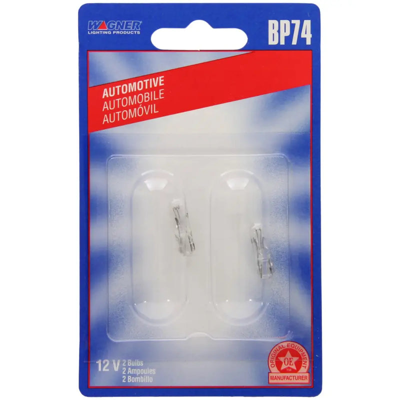 Wagner SAE Compliant Vanity Mirror Light Bulb BP74 - Miniature