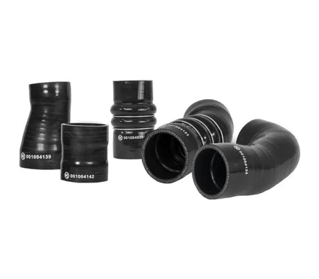 Black silicone hose kit for Audi RS6 from Wagner Tuning featuring high-quality silicone hoses