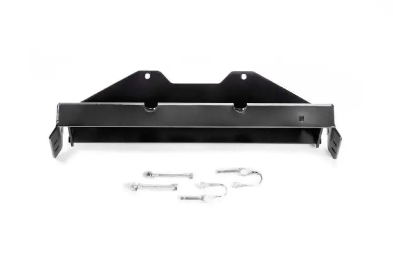 Black metal warn industries plow mount bracket with pins for Can-Am Commander